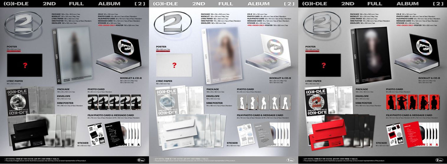 (G)I-DLE - 2 - 2nd Full Album (Standard Ver.)