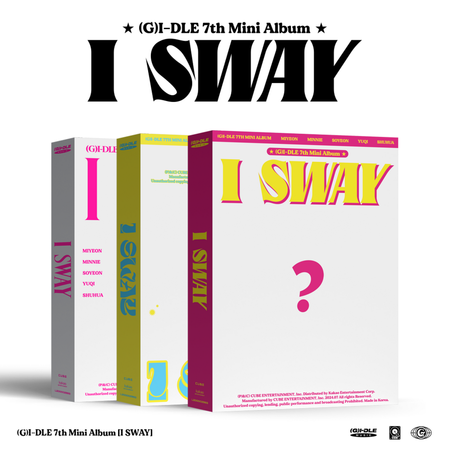 (G)I-DLE - I SWAY - 7th Mini Album