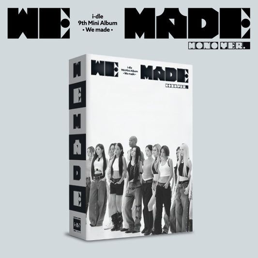 (Pre-Order + POB) i-dle - We made - 9th Mini Album (A Ver.)