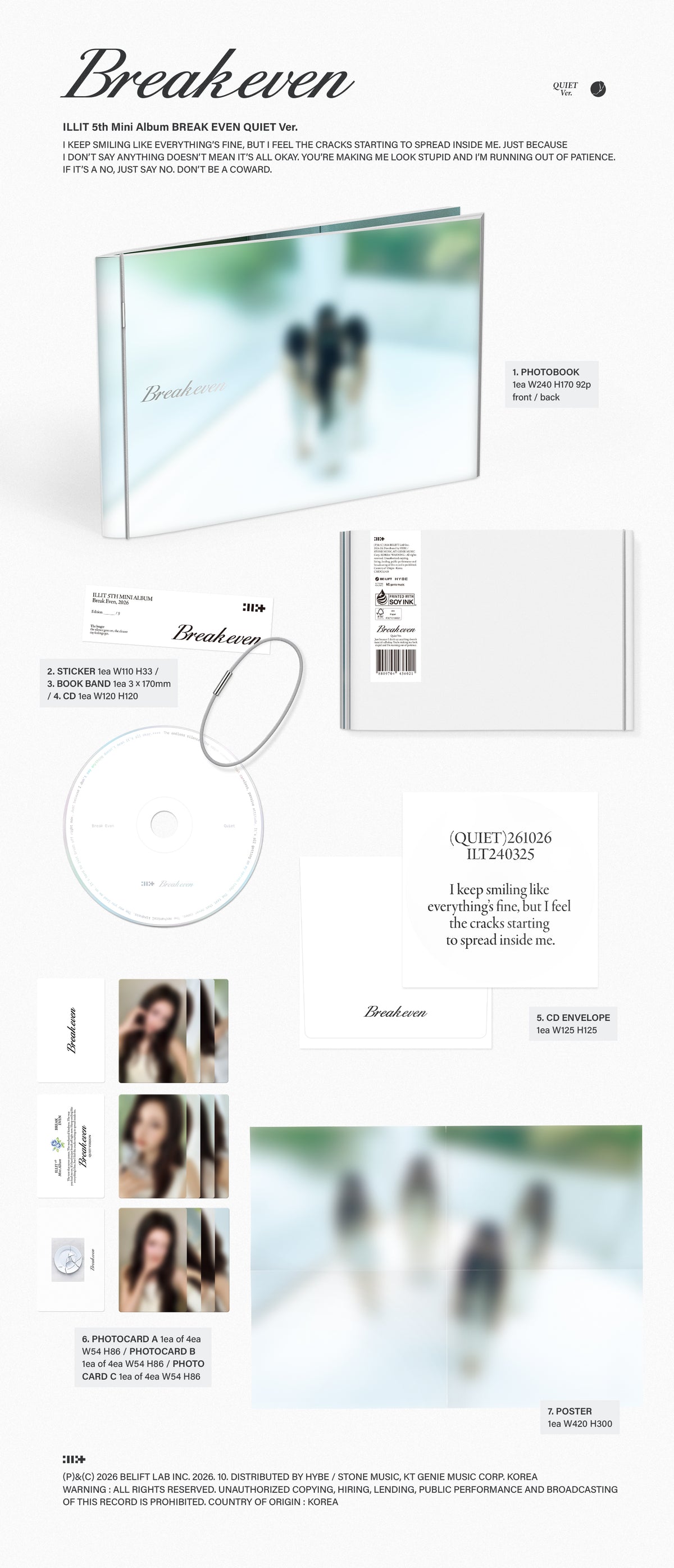 (Pre-Order) ILLIT - BREAK EVEN - 5th Mini Album (Standard Ver.)