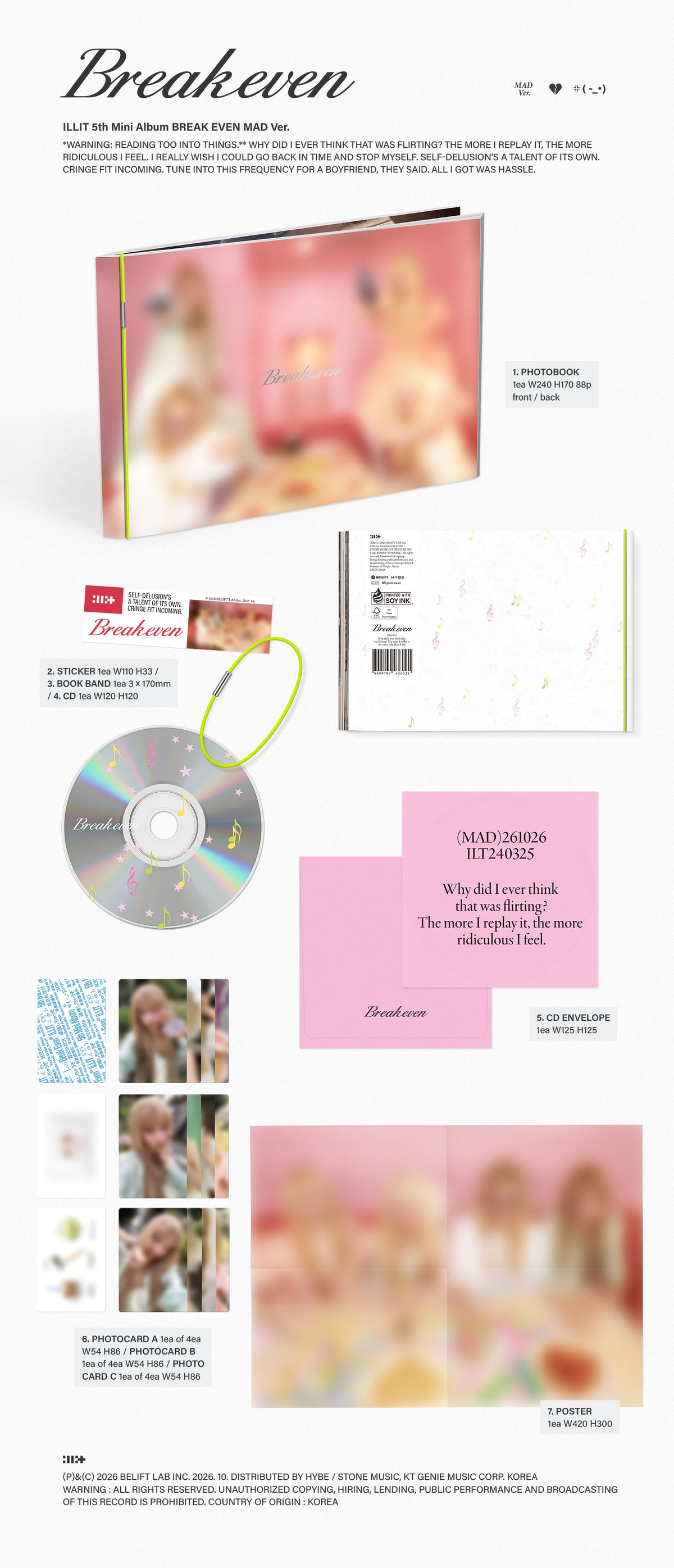 (Pre-Order) ILLIT - BREAK EVEN - 5th Mini Album (Standard Ver.)