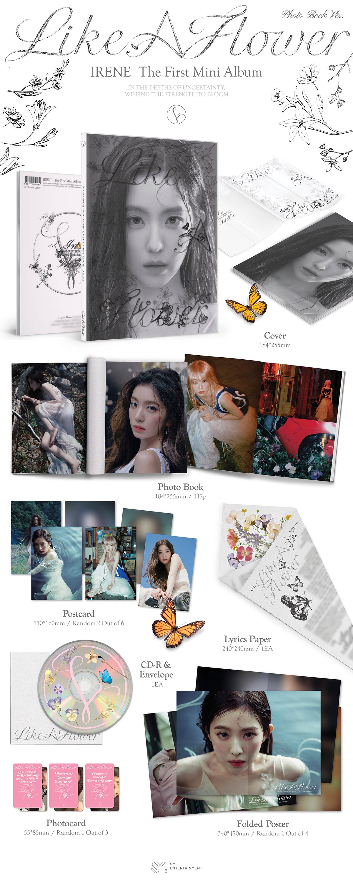 IRENE (Red Velvet) - Like A Flower - 1st Mini Album (Photo Book Ver.)