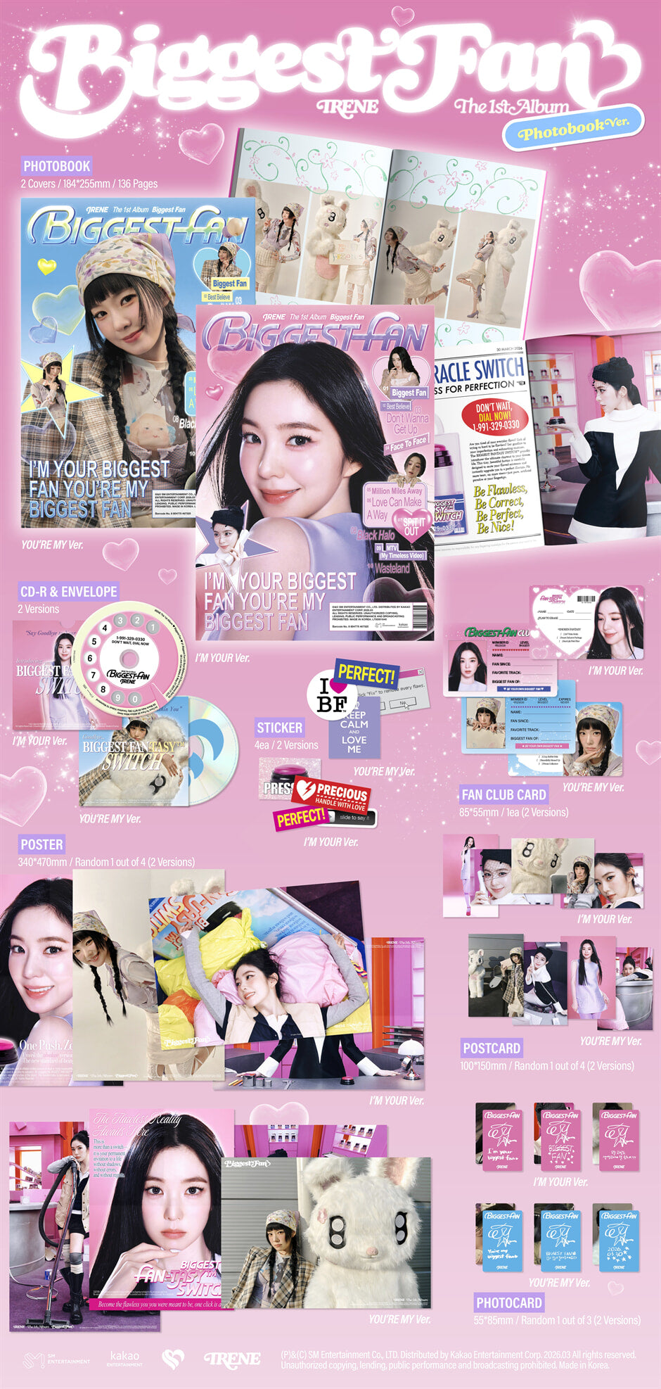 IRENE (Red Velvet) - Biggest Fan - 1st Album (Photobook Ver.)