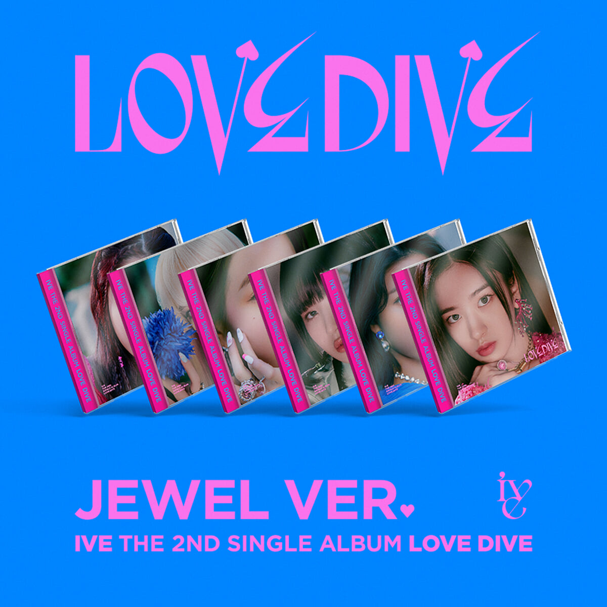IVE - LOVE DIVE - 2nd Single Album (Jewel Ver.)