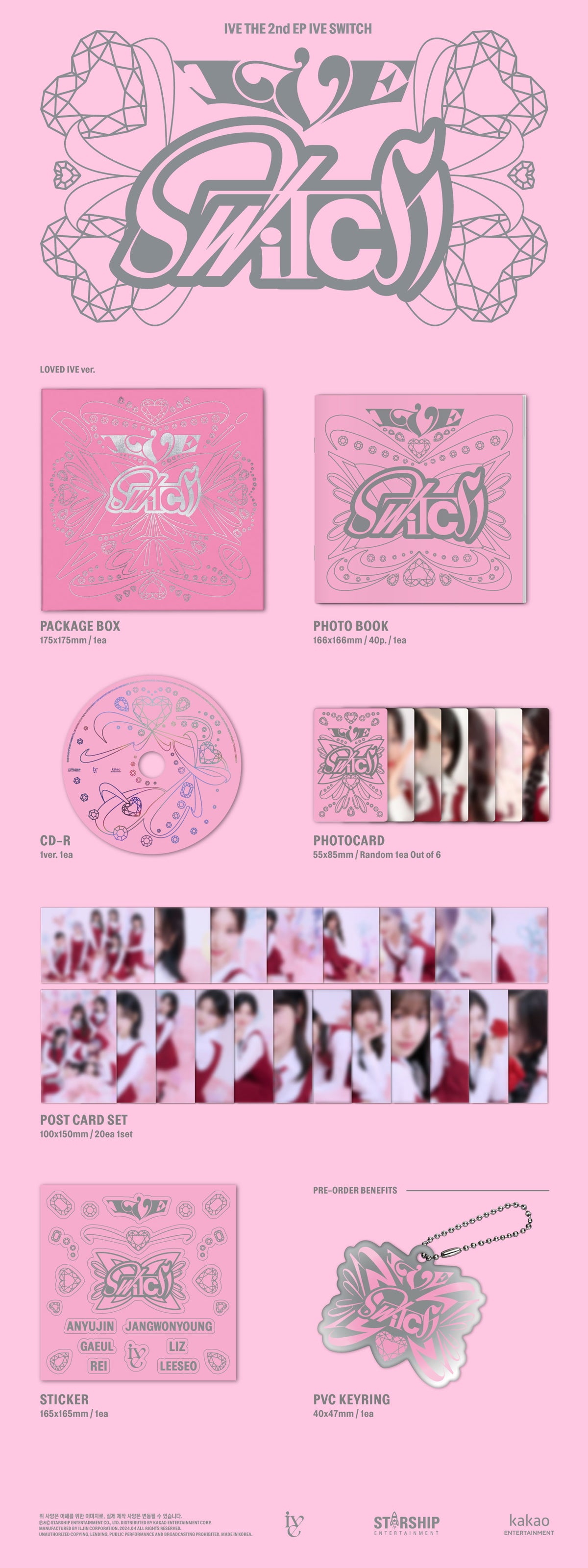 IVE - IVE SWITCH - 2nd EP Album (Standard Ver.)