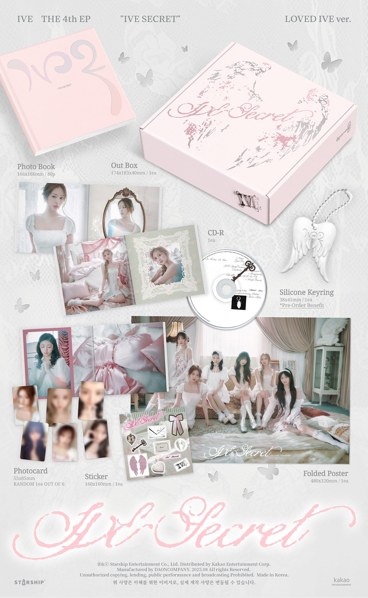 IVE - IVE SECRET - 4th Mini Album (Loved Ive / Limited Ver.)