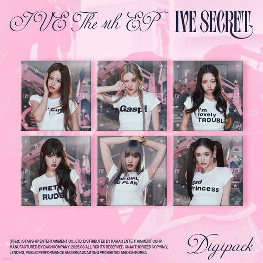 IVE - IVE SECRET - 4th Mini Album (Digipack / Limited Ver.)