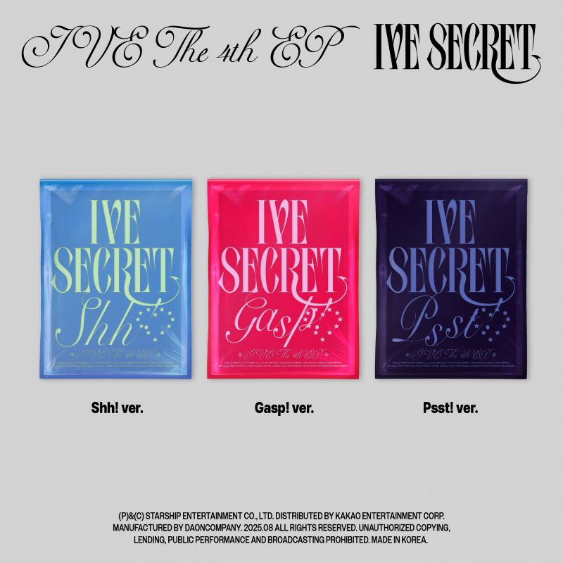 IVE - IVE SECRET - 4th Mini Album (Standard Ver.)