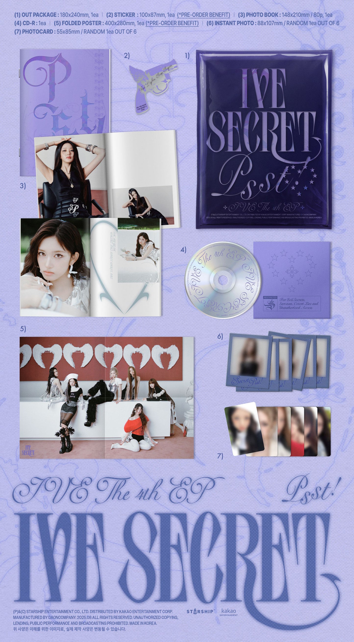 IVE - IVE SECRET - 4th Mini Album (Standard Ver.)