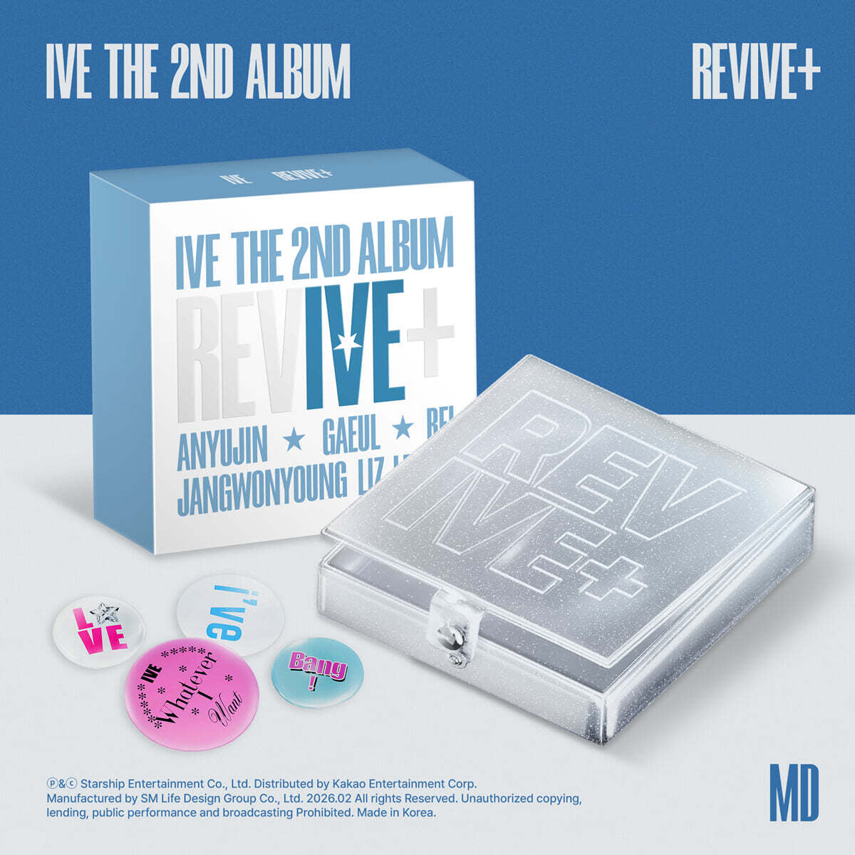 IVE - REVIVE+ - 2nd Album (MD Ver.)