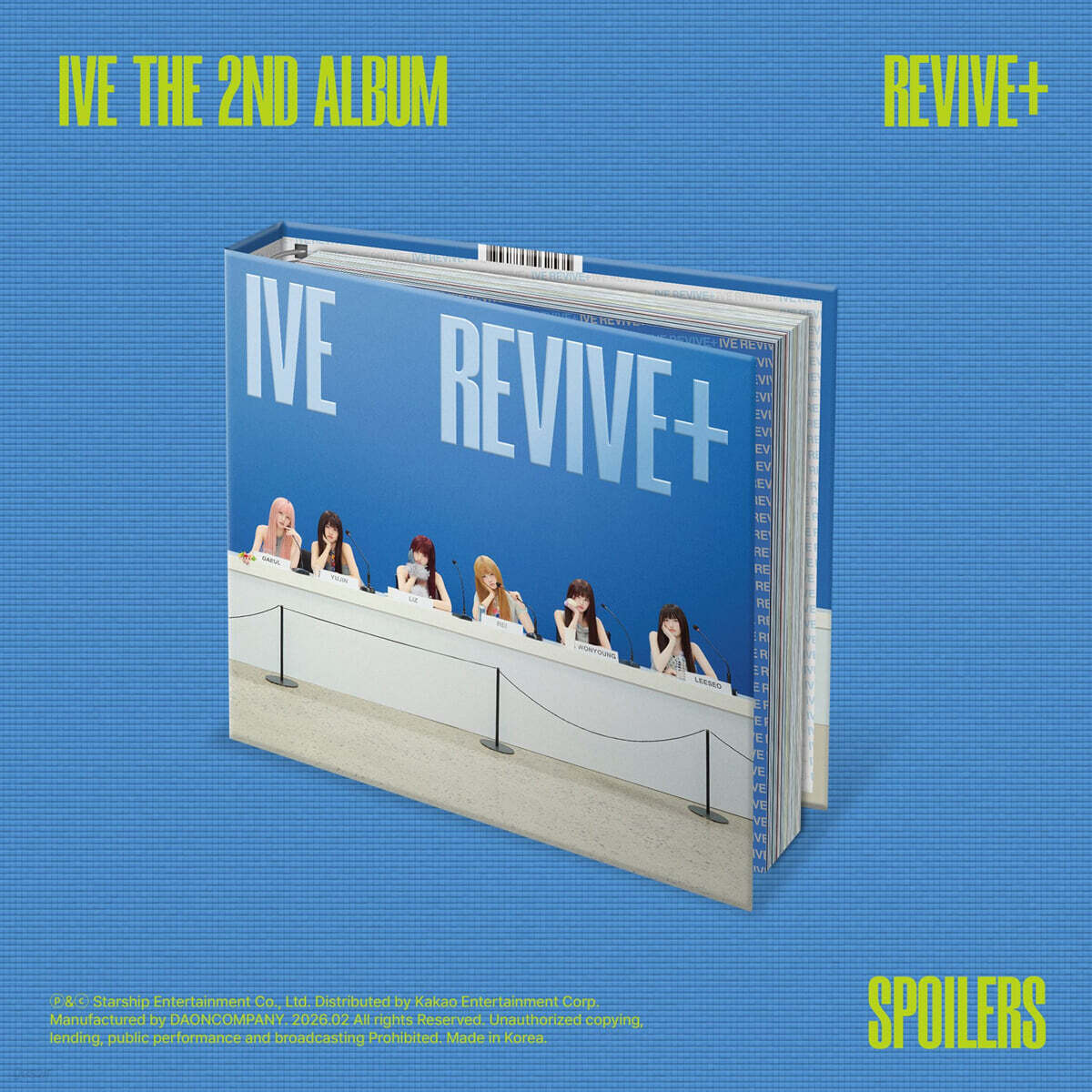 (Pre-Order) IVE - REVIVE+ - 2nd Album (Spoilers Ver.)