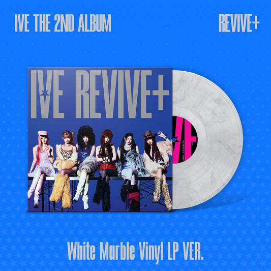 (Pre-Order) IVE - REVIVE+ - 2nd Album (White Marble Vinyl LP Ver. / LIMITED)