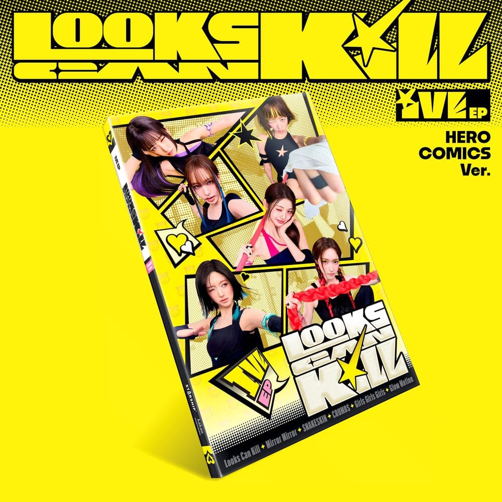 (Pre-Order + POB) IVE - Looks Can Kill - EP Album (Hero Comics Ver.)