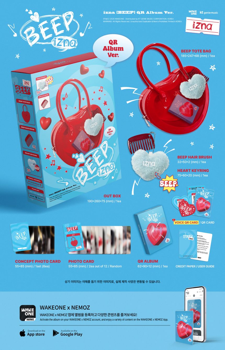 izna - BEEP - Single Album (QR Album Ver. / LIMITED)