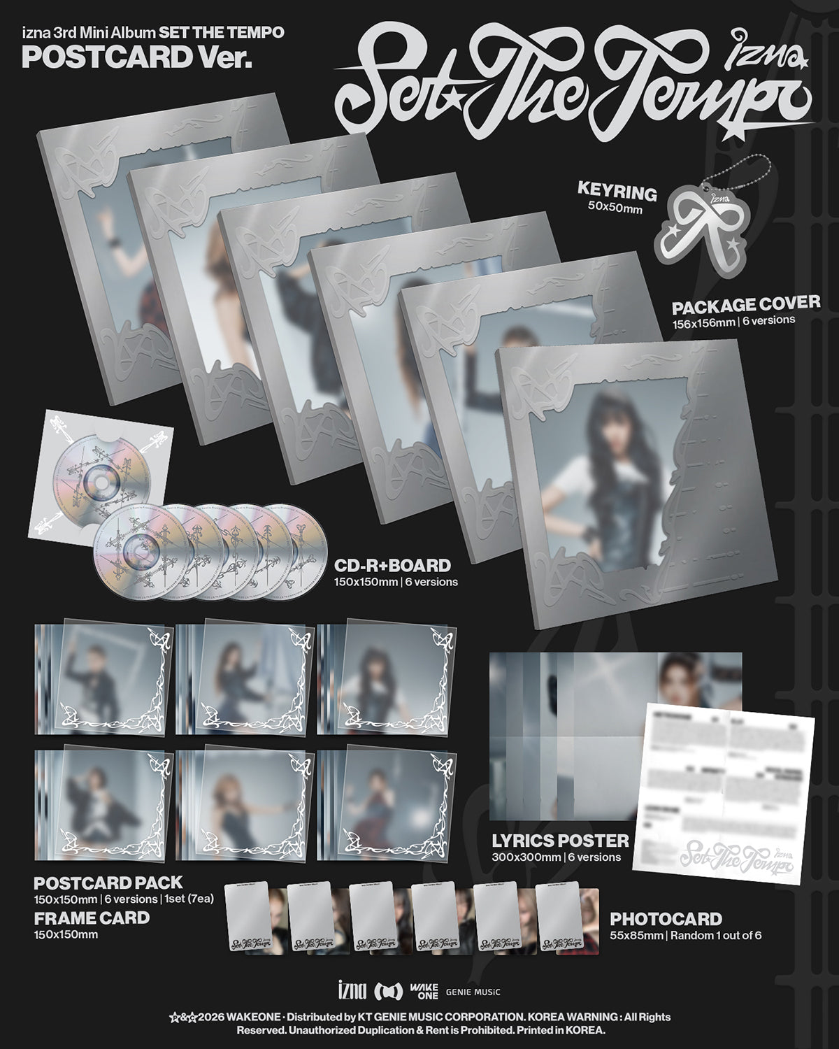 (Pre-Order) izna - SET THE TEMPO - Album (Postcard Ver.)