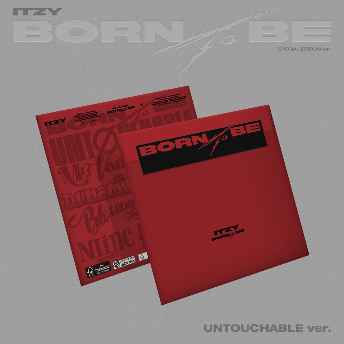 ITZY - BORN TO BE - Album (SPECIAL EDITION / UNTOUCHABLE Ver.)