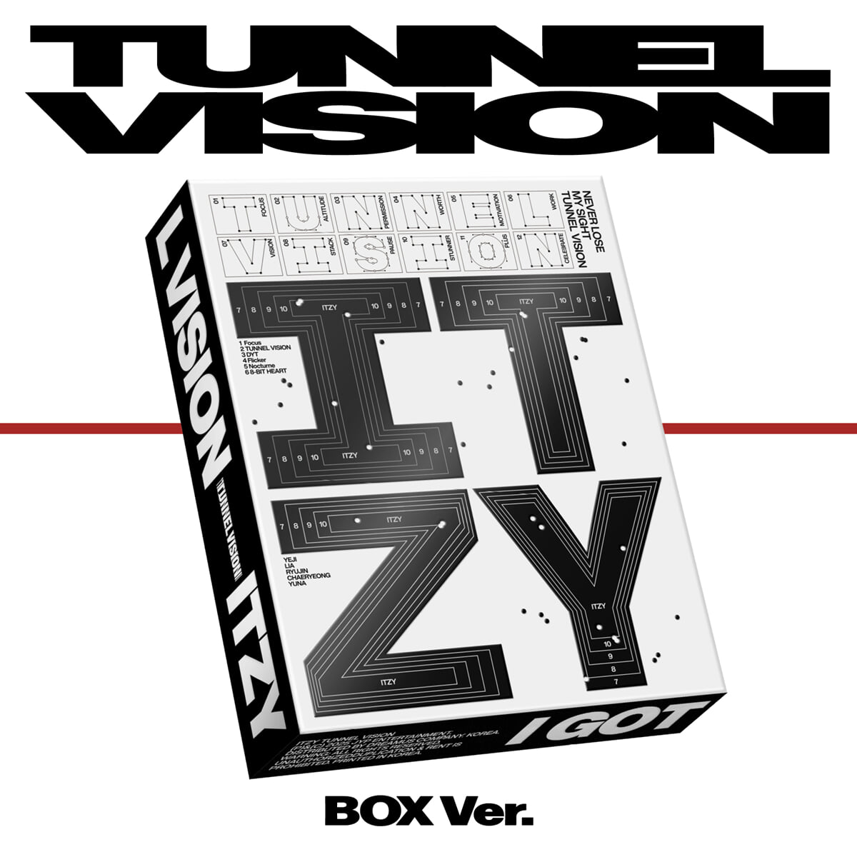ITZY - TUNNEL VISION - Album (Box Ver.)