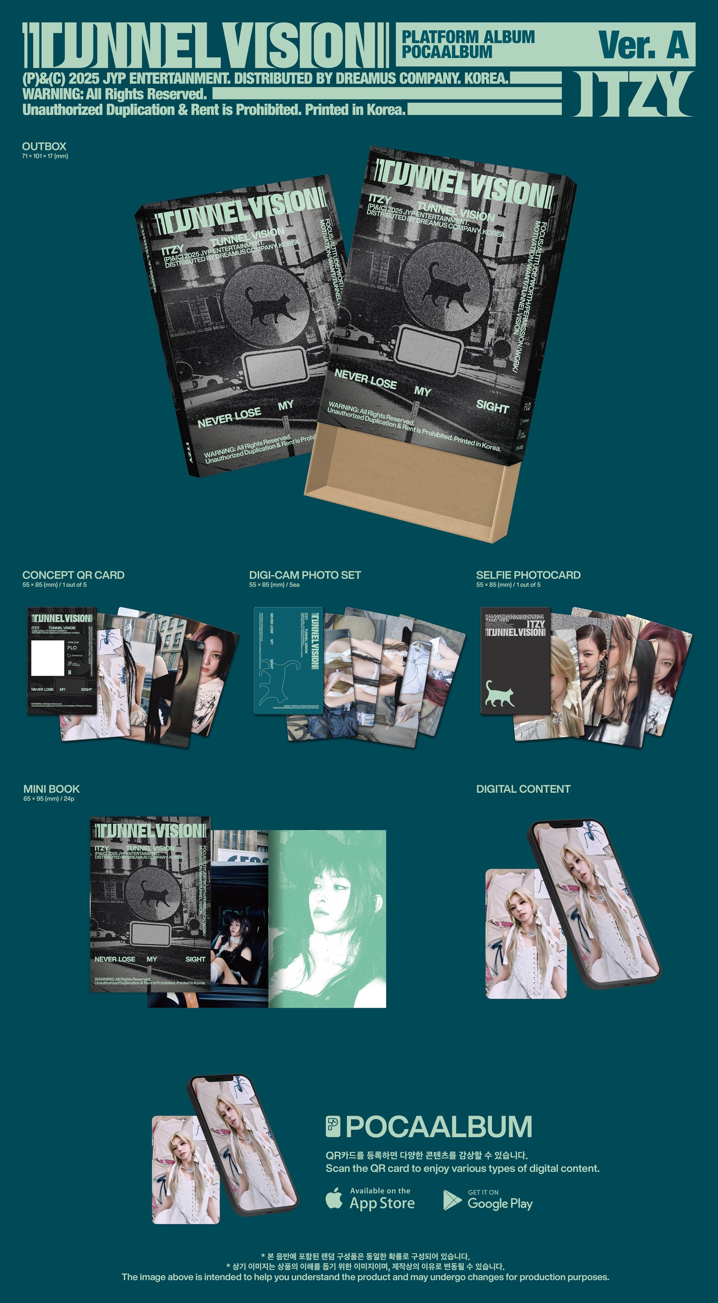 ITZY - TUNNEL VISION - Album (POCAALBUM Ver.)