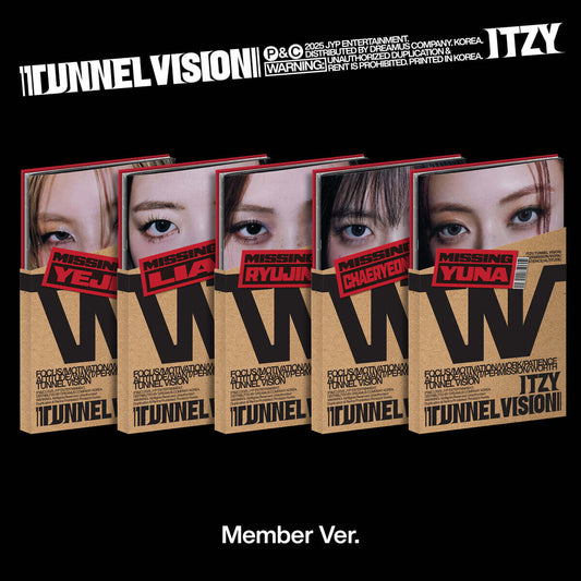 ITZY - TUNNEL VISION - Album (Member Ver.)