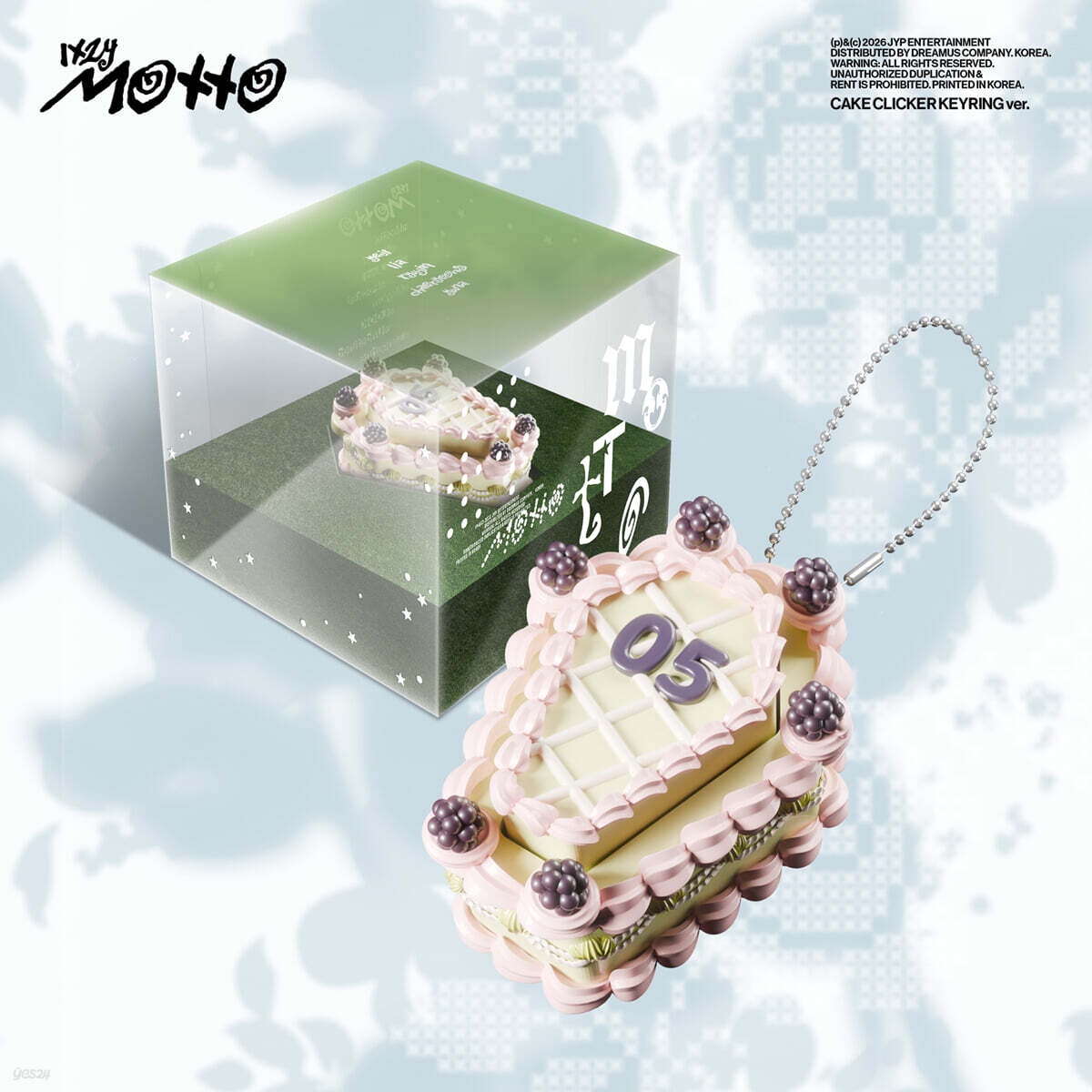 ITZY - Motto - Album (Cake Clicker Keyring Ver.)