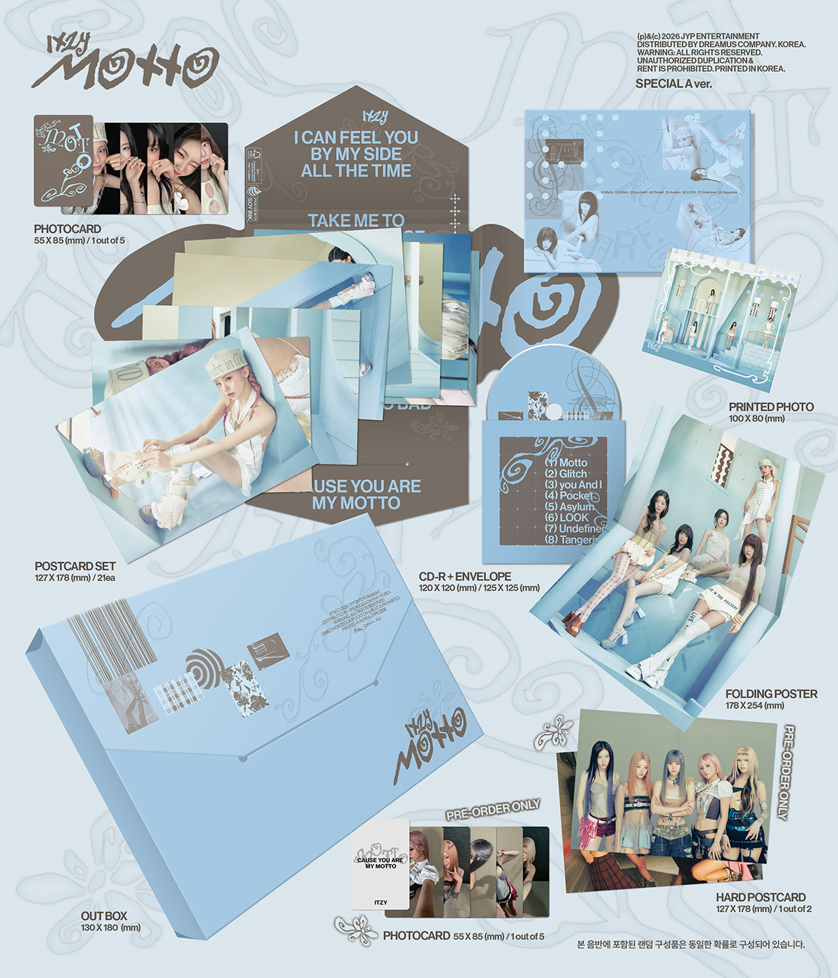(Pre-Order) ITZY - Motto - Album (Special Ver.)