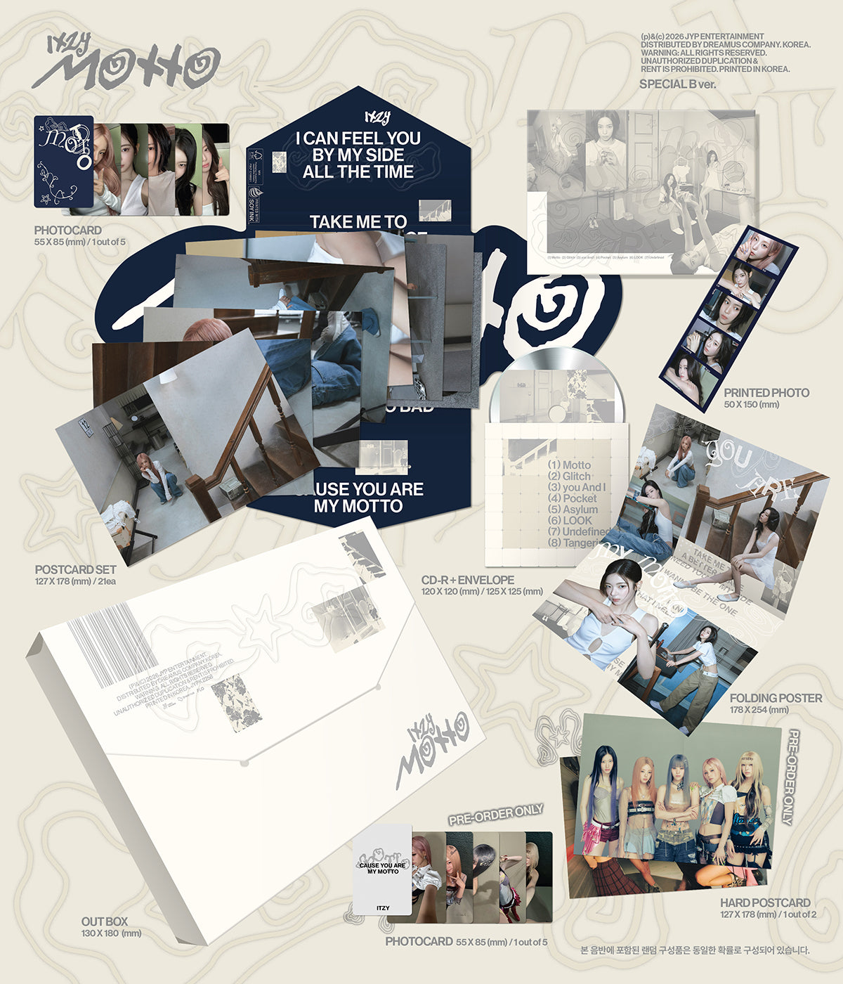 (Pre-Order) ITZY - Motto - Album (Special Ver.)