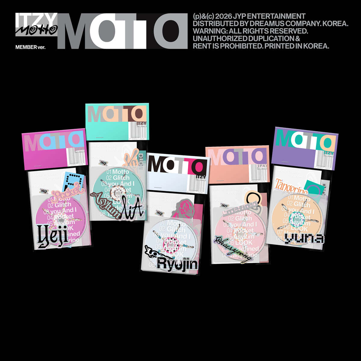 ITZY - Motto - Album (Member Ver.)