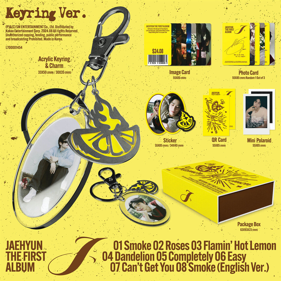 JAEHYUN (NCT) - J - 1st Album (Keyring Ver.)