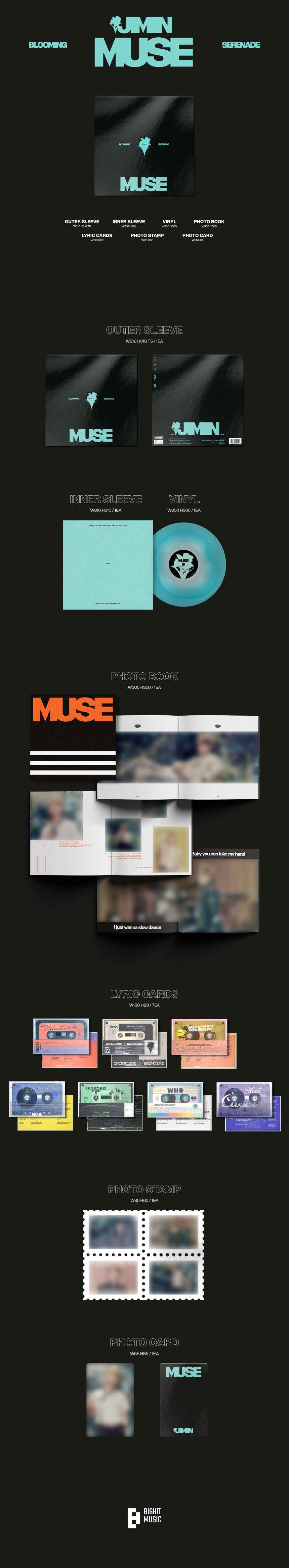 JIMIN (BTS) - MUSE - 2nd Solo Album (LP Ver.)