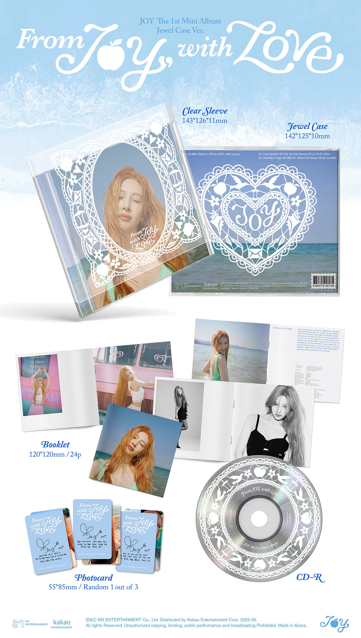JOY (Red Velvet) - From JOY, with Love - 1st Mini Album (Jewel Case Ver.)