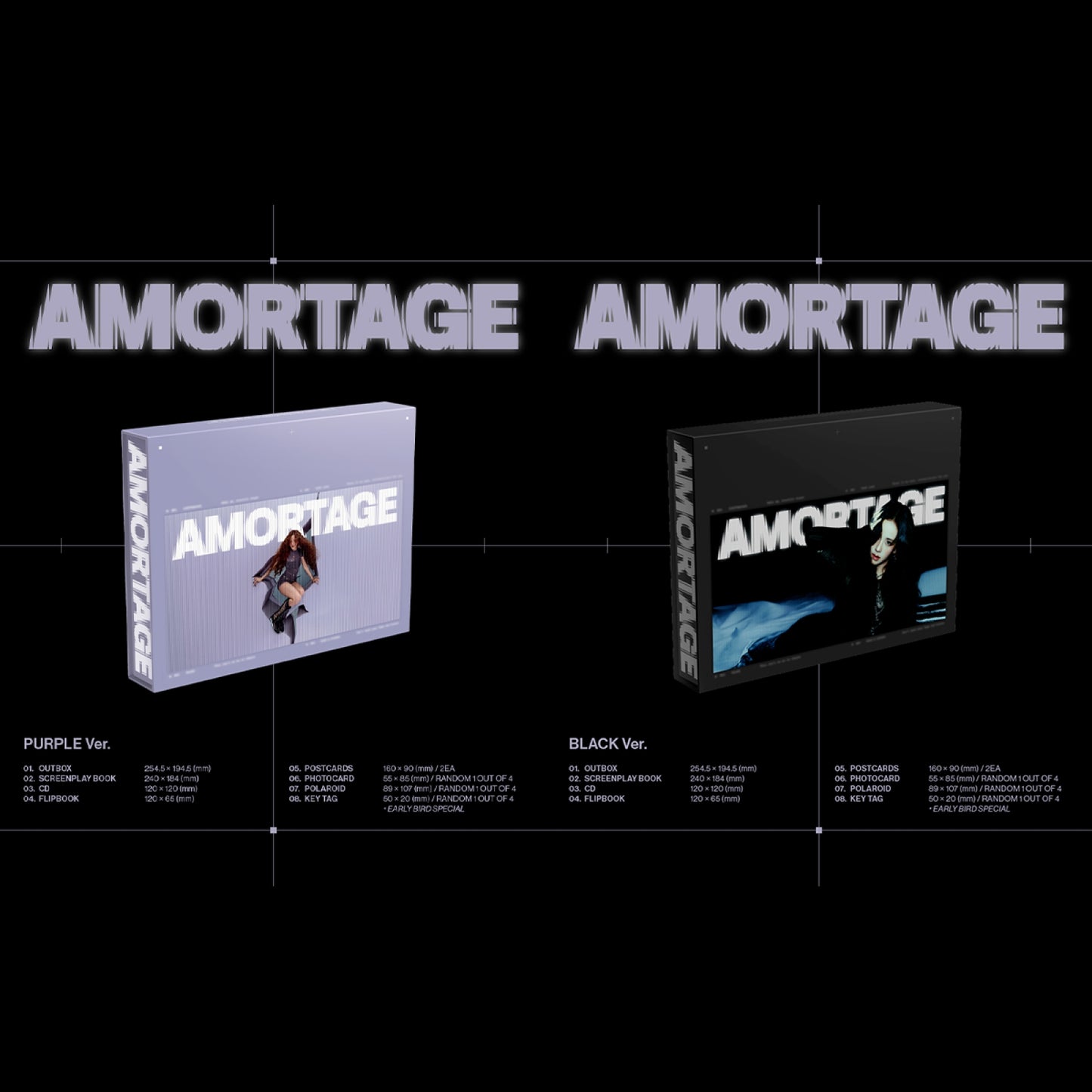 JISOO (BLACKPINK) - AMORTAGE - Album (Exclusive Edition)