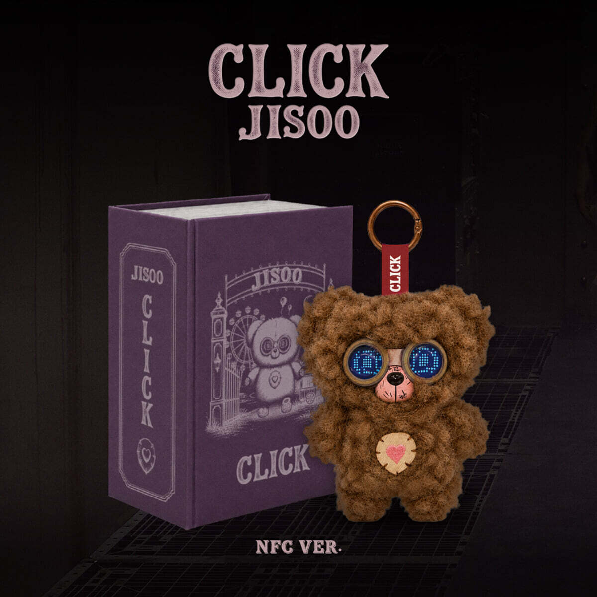 (Pre-Order) JISOO (BLACKPINK) - CLICK - Single Album (CLICK BABY BEAR NFC Ver.)