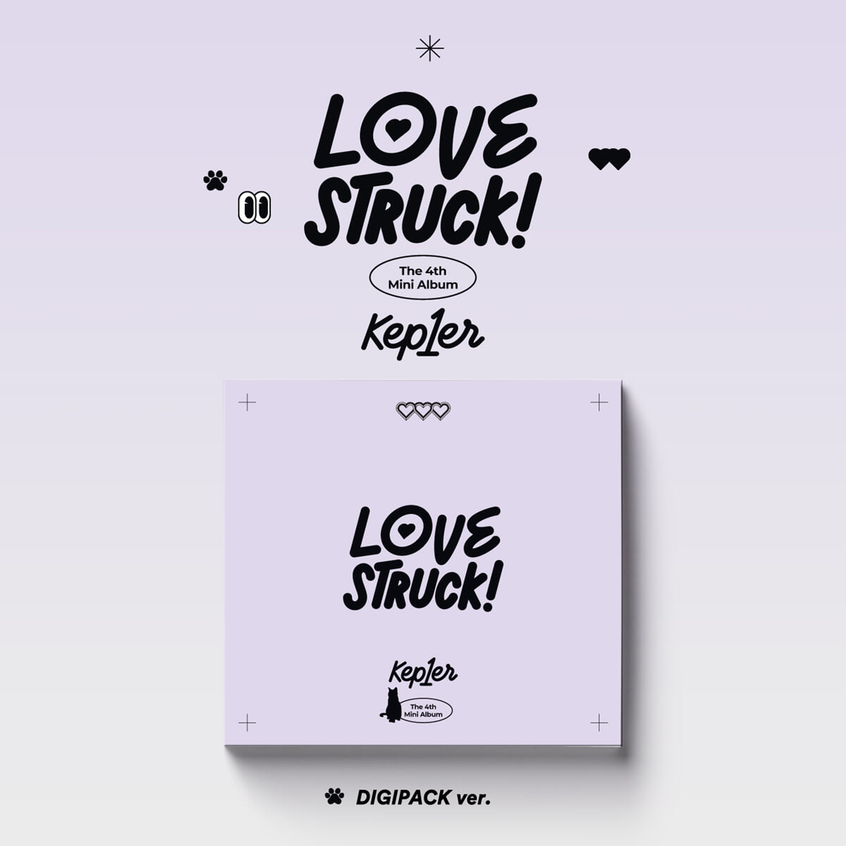 Kep1er - LOVESTRUCK! - 4th Mini Album (Digipack Ver.)