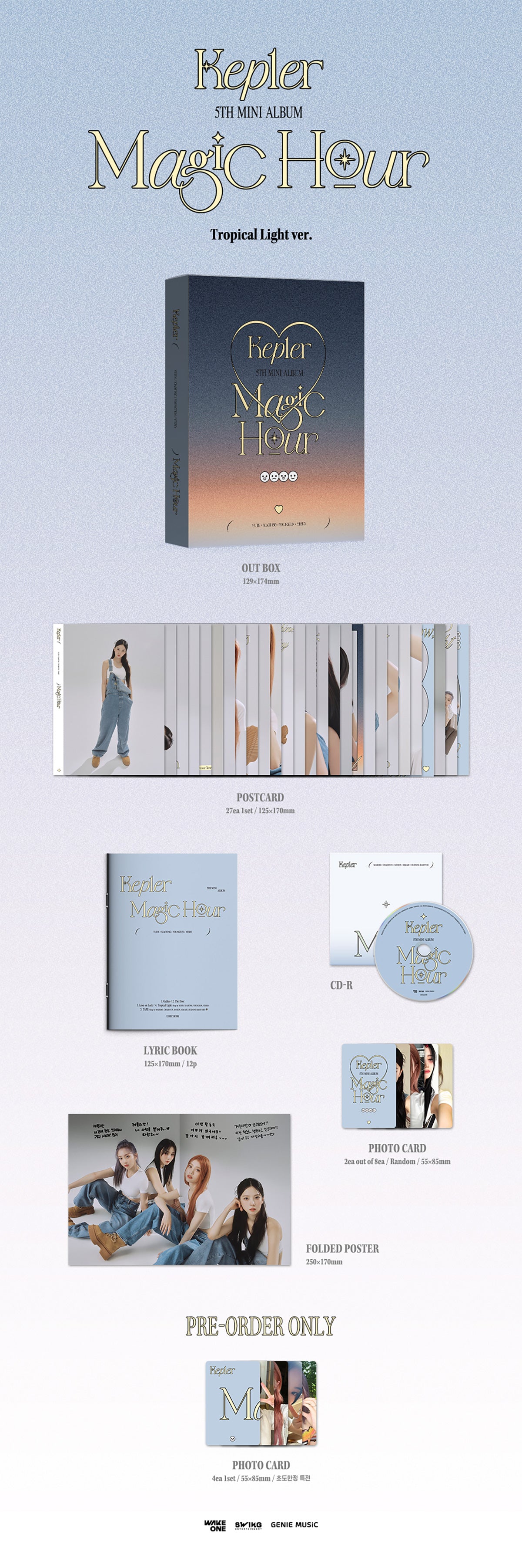 Kep1er - Magic Hour - 5th Mini Album (Unit Ver.)