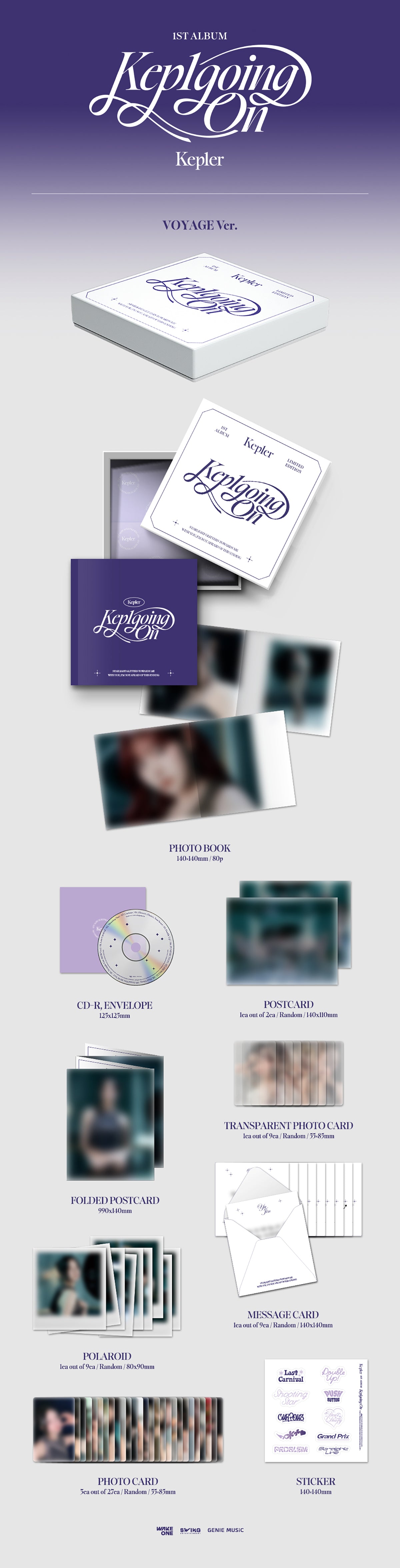 Kep1er - Kep1going On - 1st Album (Limited Edition VOYAGE Ver.)