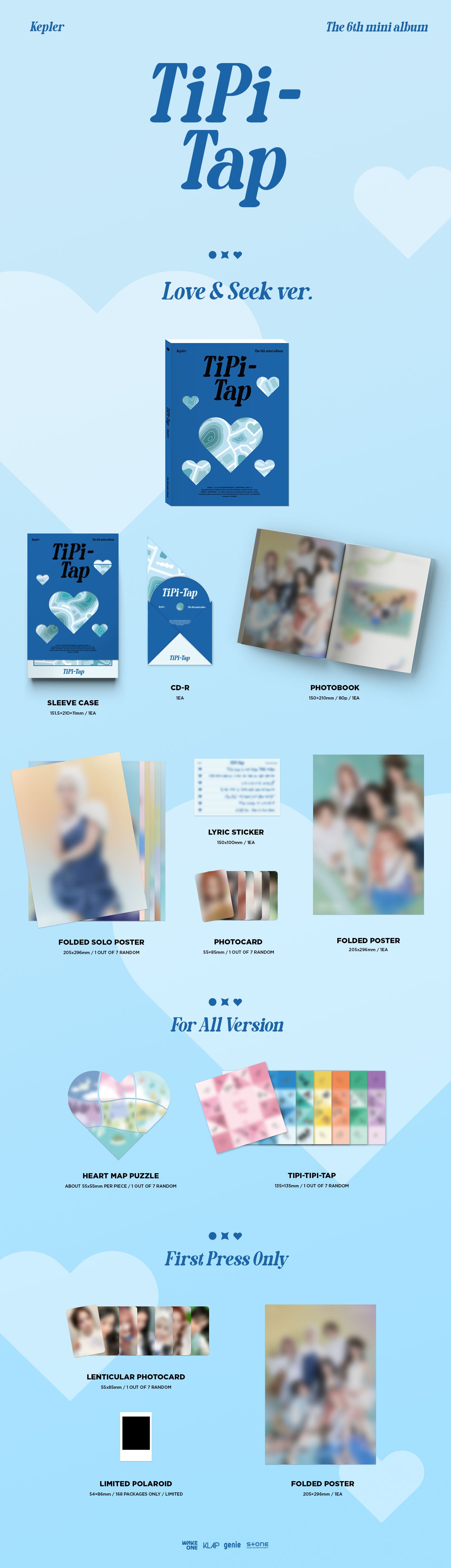 Kep1er - TIPI-TAP - 6th Mini Album (Standard Ver.)