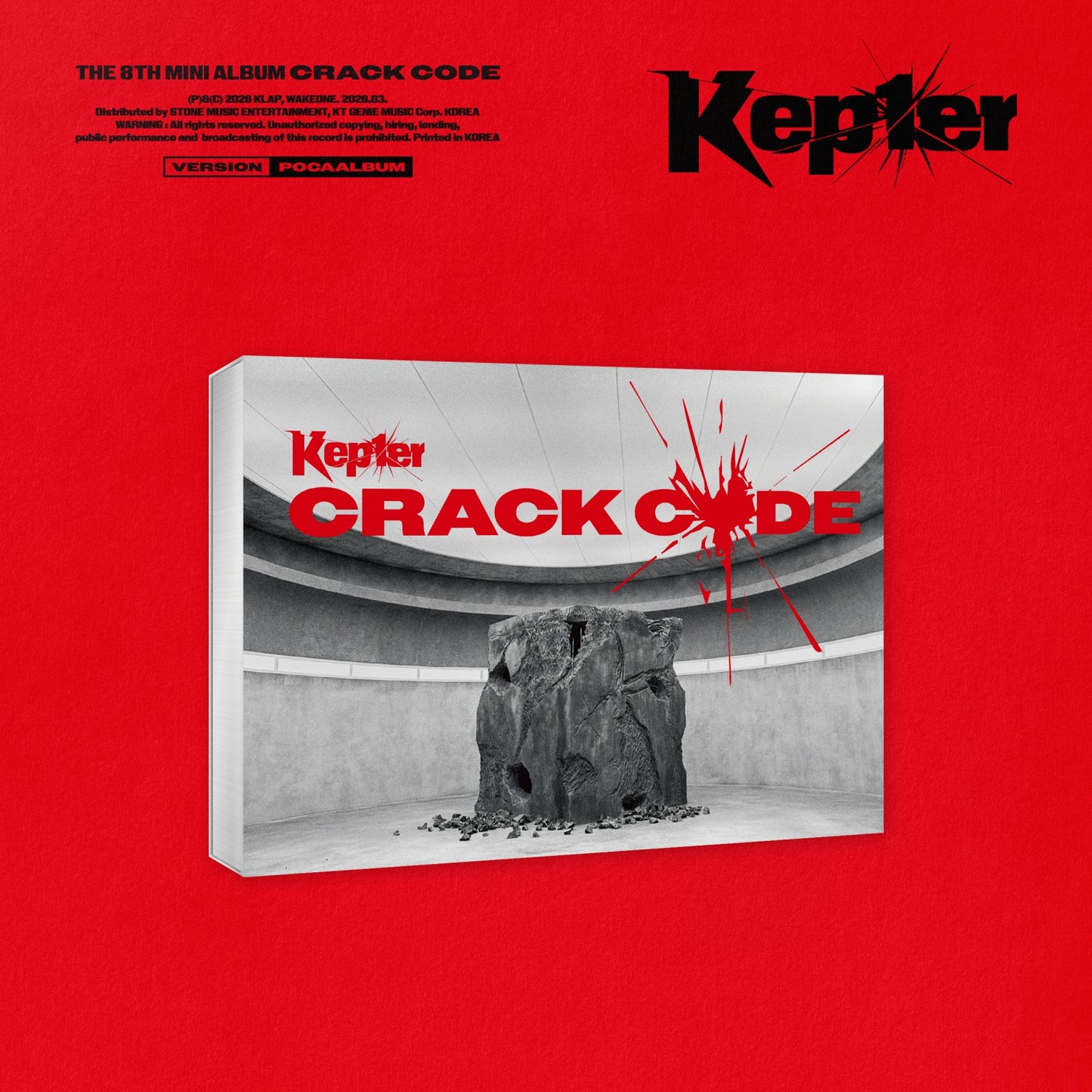 (Pre-Order) Kep1er - CRACK CODE - The 8th Mini Album (POCAALBUM Ver.)