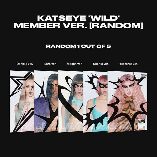 (Pre-Order) KATSEYE - WILD - Album (Member Ver.)