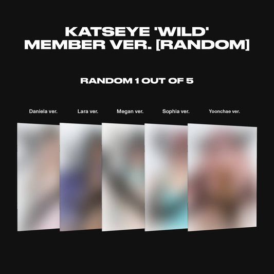 (Pre-Order) KATSEYE - WILD - Album (Member Ver.)