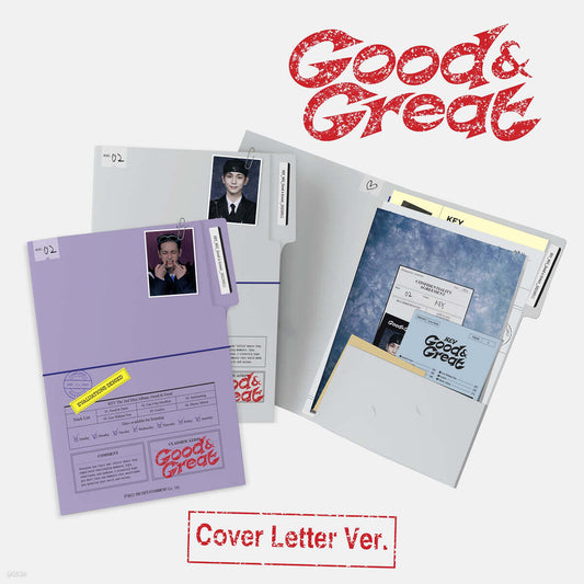 KEY (SHINee) - Good & Great - 2nd Mini Album (Cover Letter Ver.)