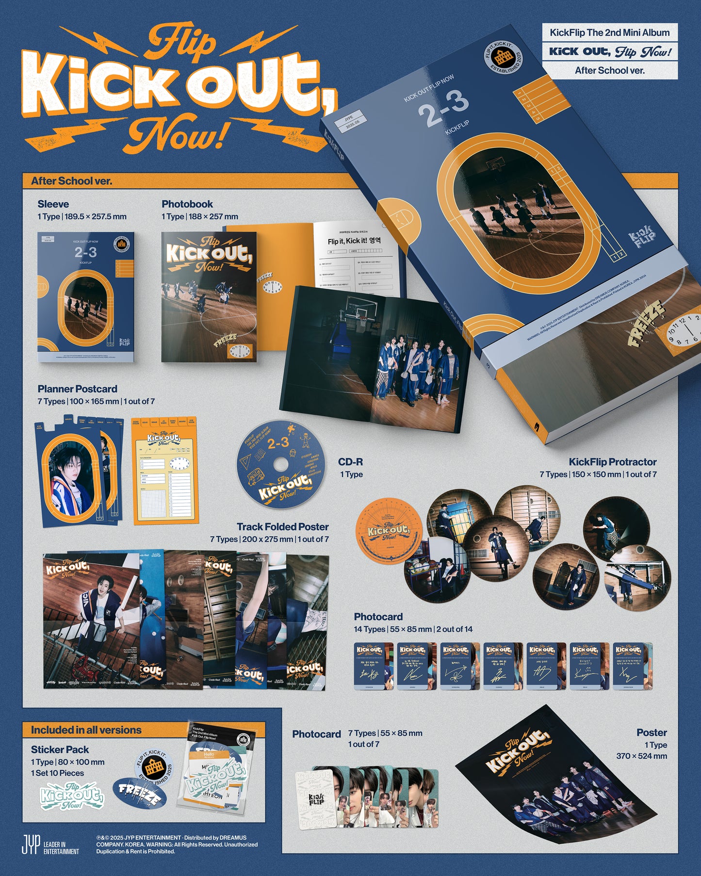 KickFlip - Kick Out, Flip Now! - 2nd Mini Album (Standard Ver.)