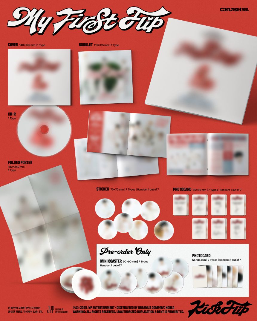 KickFlip - My First Flip - 3rd Mini Album (Crush Ver.)