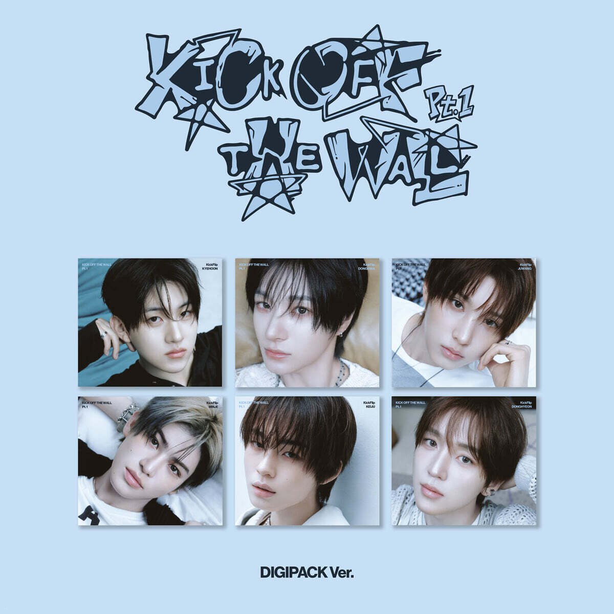 (Pre-Order) KickFlip - KICK OFF THE WALL Pt.1 - 5th Mini Album (Digipack Ver.)