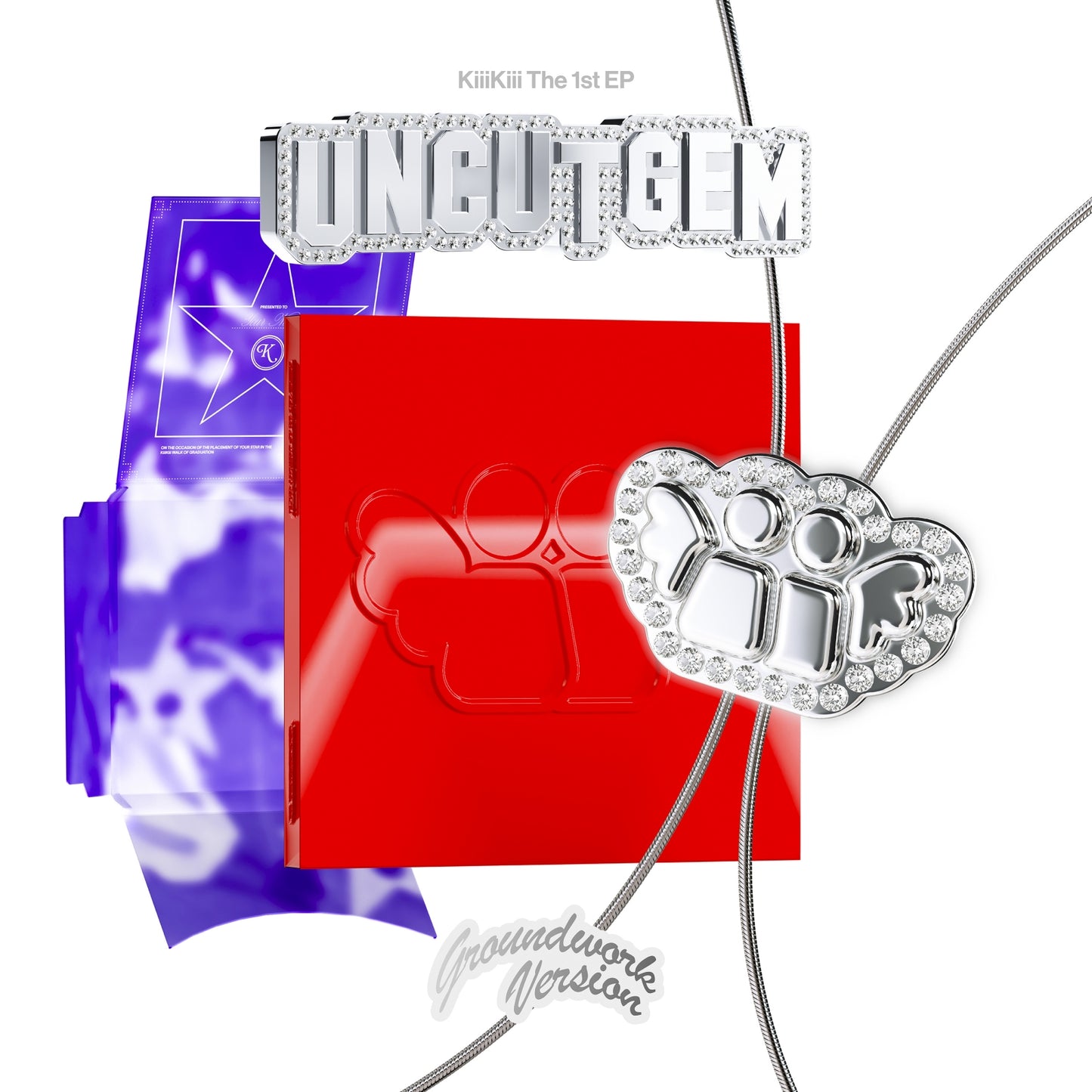 KiiiKiii - UNCUT GEM - 1st EP Album (Groundwork Ver. / LIMITED)