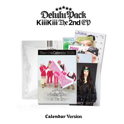 (Pre-Order) KiiiKiii - Delulu Pack - 2nd EP Album (Calendar Ver.)