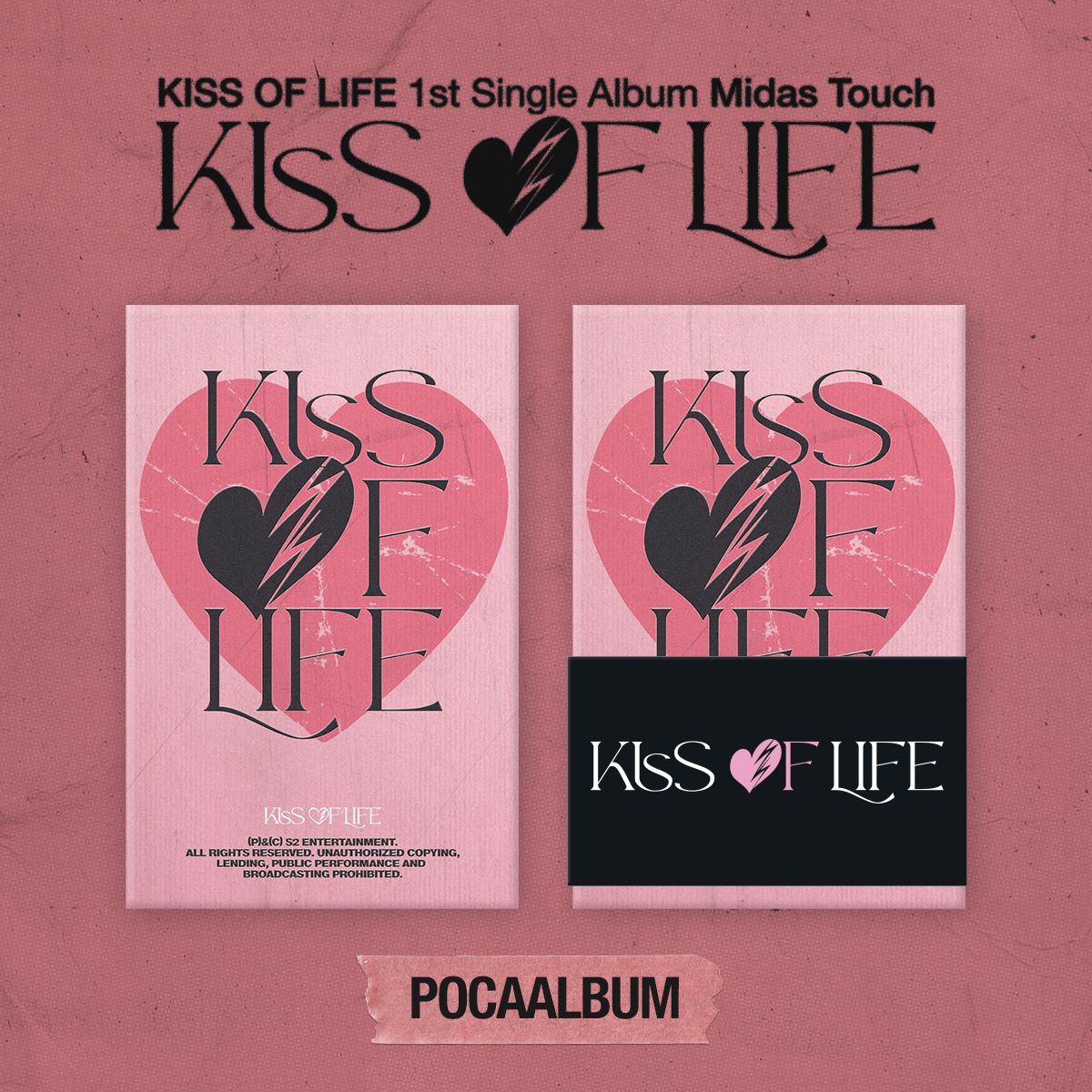 KISS OF LIFE - Midas Touch - 1st Single Album (POCA Album)