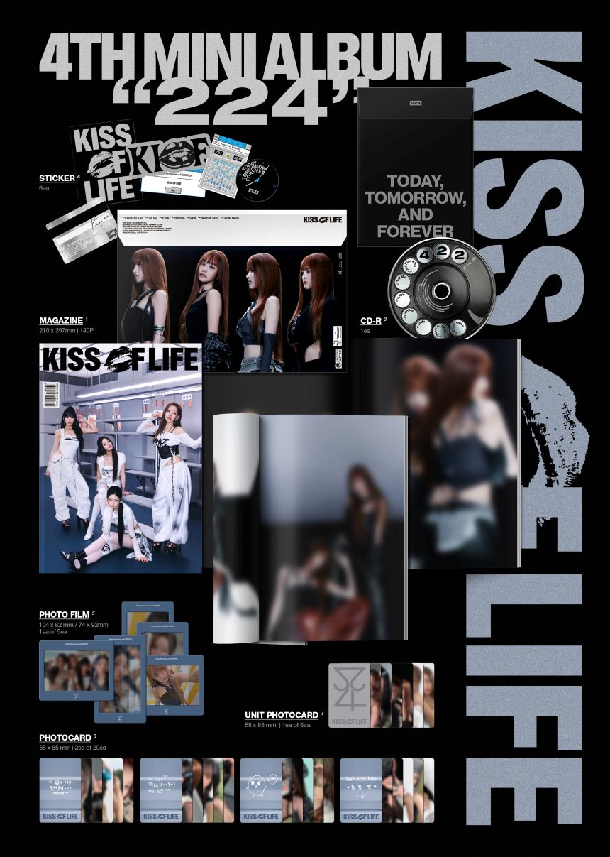 KISS OF LIFE - 224 - 4th Mini Album (Magazine Ver.)
