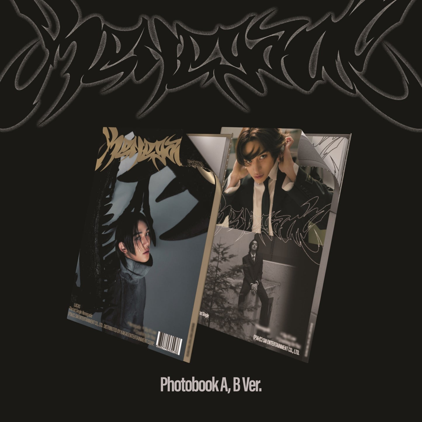 LUCAS - Renegade - 1st Single Album (Photobook Ver.)