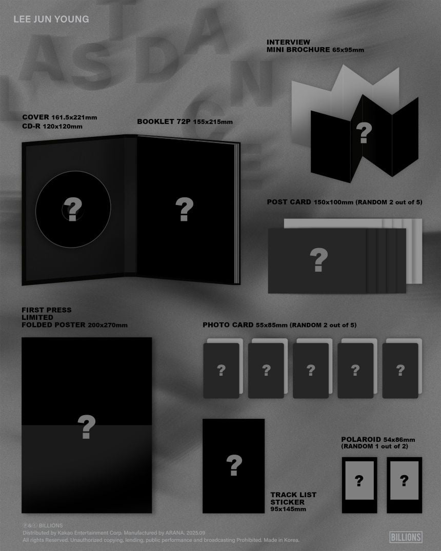 LEE JUN YOUNG - LAST DANCE - 1st Mini Album