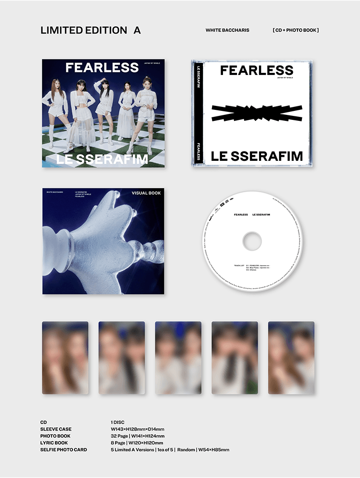 LE SSERAFIM - FEARLESS - Japan 1st Single (Limited Version A)